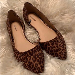 BNWOT - Torrid Leopard d’orsay Flats